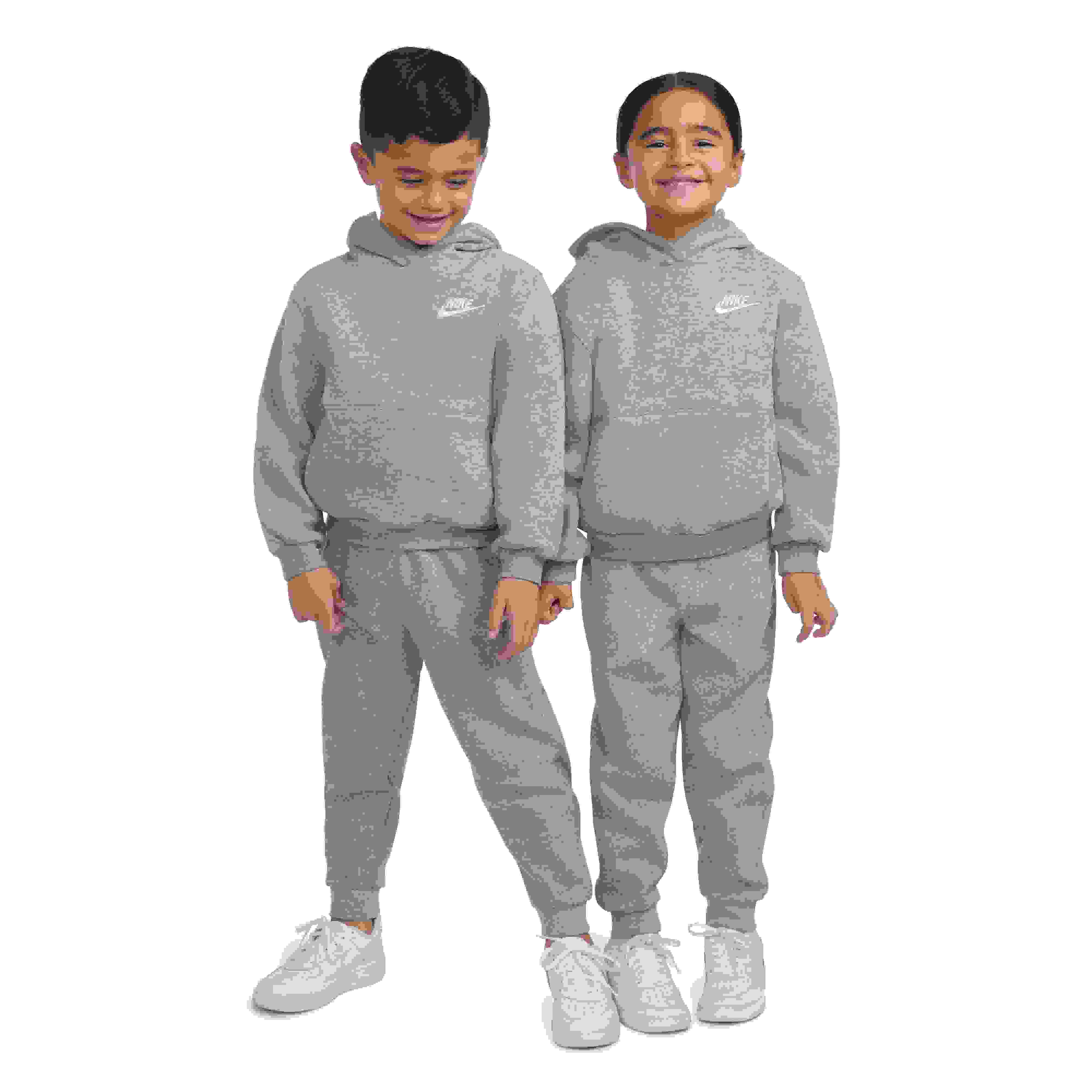 Nike Sportswear Club Fleece Little Kids' Dk Grey Pullover Hoodie